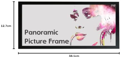 15x5 Black Panoramic Sizes Picture Frames Photo Frames Modern Poster Frame