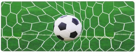 YSOLDA Mauspad, großes Gaming-Mauspad 11,8 x 31,5 Zoll, Tastatur-Mauspad für das Heimbüro,Sport Fußball Fußball