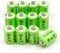 Lunggwey Ni-MH Knopfbatterien, 1/3 AAA, 1,2 V, 150 mAh, kompatibel mit Solarleuchten, Outdoor-Gartenkunstleuchten, ersetzt GP-17AAAH, Sanyo N-50AAA, GP 1/3AAA-170NM, 12 Stück