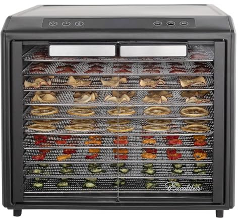 Déshydrateur Excalibur Sélect 10 plateaux Inox - DH10SCSS13