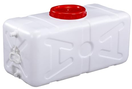 JCPSH Reservoir Eau Bidon d'eau avec Robinet 25L/30L/50L/75L/110L/200L Camping Réservoir De Stockage De Voiture Réservoir d'eau Étanche Et Robuste pour Voiture Maison Véhicule(Size:30L)
