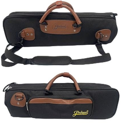 YoungMonic Professioneller Trompetenkoffer, wasserdicht, Oxford-Stoff, weich, Schwarz