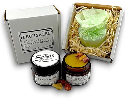 PECHSALBE HARZSALBE | natürliches Fichten und Kiefern Baumharz | aus Österreichs Wäldern | reines Naturprodukt | ohne Konservierungsstoffe | traditionelles Rezept (Omega-3 Öl, 50ml)