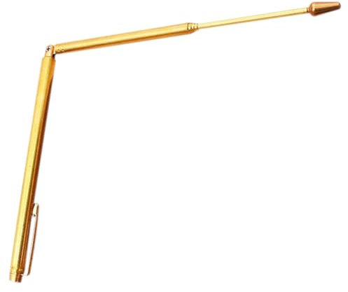 HOUDERCO De Radiesthésie Cuivre Telescopique Outil Portable De Divination Pour Détection Eau Trésors Pratique Et Convient Aux Amateurs De Géobiologie
