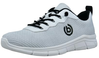 bugatti man Herren sportliche Schnürer, Männer Sneaker,schnürschuhe,maennlich,Men's,Men,Halbschuhe,straßenschuhe,leger,White (2000),40 EU/EU UK