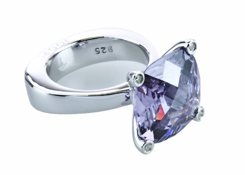 Joop Damen-Ring 925 Silber Zirkonia Rundschliff lila Gr. 55 (17.5) - JPRG90335B550