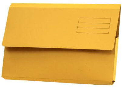 valeur Exaclair Porte-vues Foolscap Document Wallet – Parent jaune