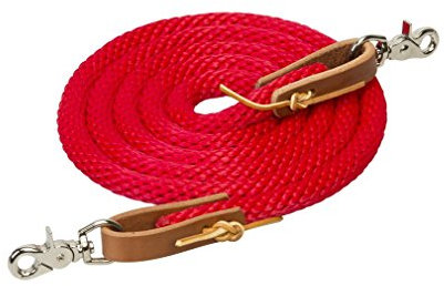 Weaver Leather Polyseil-Zügel, rot, 1,6 x 2,4 m