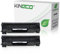 2 Toner kompatibel mit Canon 728 für Canon I-Sensys MF4410, MF4430, MF4450, MF4550d, MF4570dw, MF4580dn, MF4820w, MF4880dw, MF4890dw, Fax L150 L170 L410 - Schwarz je 2.100 Seiten