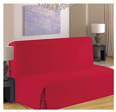 Home Maison Housse de Clic-Clac à Nouettes Rouge Housse de clic-clac Rouge