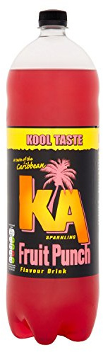 KA Sparkling Fruit Punch Bottles, 2 Litre, Pack of 6