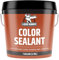 Liquid Rubber Color Sealant - Waterproof Indoor and Outdoor Leak Repair Coating, Multi-Surface Rubber Paint, Durable Sealer for Roofs, Beige, 1 Gallon