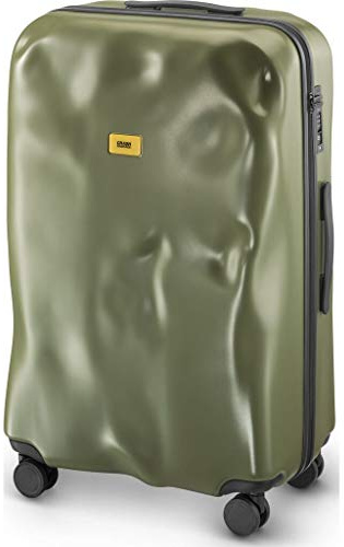 Carsh Baggage - Trolley Icon Line - Großer Baggare - 4 Räder - 100 Liter (Olive Green)