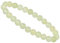 ELEDORO echtes Edelstein Perlen Armband - Natürliche Chakra Power Steine, Stretch Design, 8mm (Neue Jade (Serpentin))