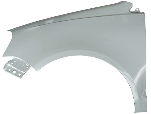 BESTPRICE 1x Kotflügel vorne links ohne Blinkerloch Kompatibel mit VW POLO (9N_, 9A_),POLO IV Stufenheck (9A4, 9A2, 9N2, 9A6) nicht für GTI Cup