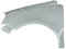 BESTPRICE 1x Kotflügel vorne links ohne Blinkerloch Kompatibel mit VW POLO (9N_, 9A_),POLO IV Stufenheck (9A4, 9A2, 9N2, 9A6) nicht für GTI Cup