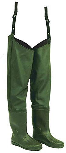 SPORT FISHING Stivale A Coscia in PVC COSCIALE Antivento WATERPROF 12-40