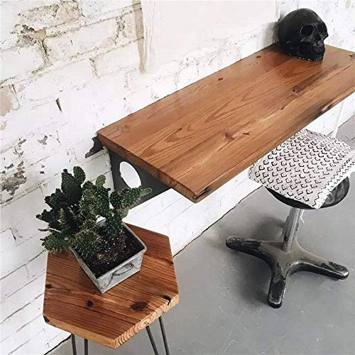 Rustikaler Wandtisch, Esstisch, Schreibtisch, Kiefernholz, Wandmontage, 101,6 x 45,7 cm