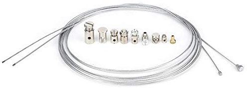 Qiilu Câble d'accélérateur de moto, Kit de réparation de câble de frein d'accélérateur d'embrayage universel avec pièces universelles de mamelons