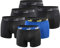 PUMA Herren Boxershort Limited Statement Edition 6er Pack - Black-Blue-Yellow New - Gr. L