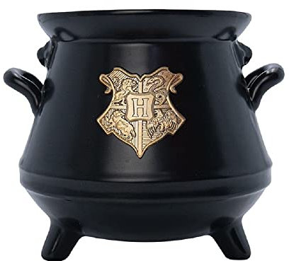 Harry Potter - Tasse - Hogwarts - Kesseltasse - XXL Kaffeebecher - Kesselbecher Logo - Schwarz - 400ml - Geschenkbox