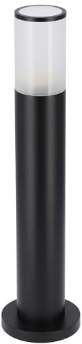 EDO Gartenlampe Sockelleuchte in Laternenform TULIS OV 40 mit GU10 Fassung Außen Sockellampe Laterna schwarz IP54 1-flammige Außenleuchte Wegeleuchte EDO777468 Garden Line