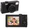 Digitalkamera, FHD 1080P 48MP Fotokamera, wiederaufladbare Kompaktkamera, 16-facher Digitalzoom, 32 GB unterstützt, Fotoapparat Digitalkamera für Kinder, Jugendliche, Anfänger, Erwachsene