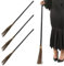 Witch Halloween Broomstick - 3-Piece Screwable Witch's Broomstick - Halloween Fancy Dress Costume Accessory - Pack of 3