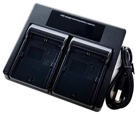 USB Dual Batterie Chargeur for Canon LP-E6 LP-E6N LC-E6E EOS R5 R6; EOS 5D 6D 7D Mark 2/3/4 EOS 60D 60Da 70D 80D XC10 XC15 Camera