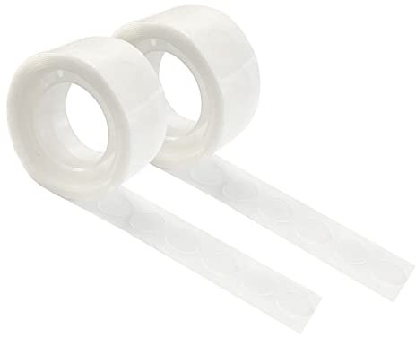 200 puntos de pegamento para globos, puntos de pegamento de doble cara, cinta adhesiva transparente extraíble para manualidades