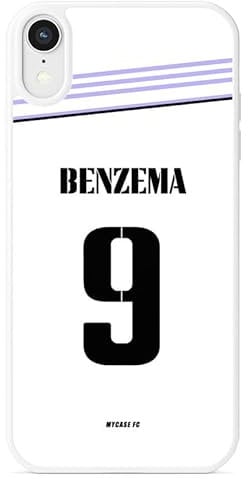 MYCASEFC Karim Benzema iPhone 11 Silicone Flocking Football Case for Smartphone Printed in France TPU