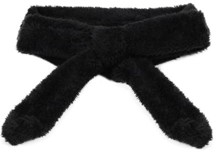 Inzegao Women Soft Plush Pajamas Bathrobe Replacement Belt Flannel Wrap Tie Waist Belt, Black, One Size