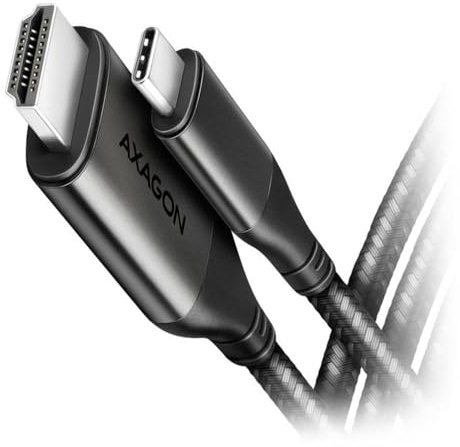 AXAGON RVC-HI2MC USB-C zu HDMI 2.0 Adapter, 4K/60Hz, Aluminum - 1,8 m