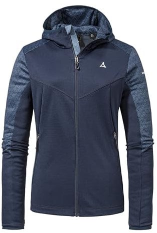 Schöffel Damen Hoody Svardalen Fleece Jacke, Navy Blazer, 38 EU