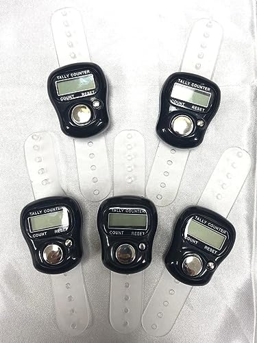 Needs & Wants® Black Digital Finger Ring Tasbeeh Tasbih Tally Counter Timer Religious Knitting Row (5)
