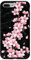 Coque pour iPhone 7 Plus/8 Plus Fleur de cerisier rose japonaise Sakura fleur fond noir