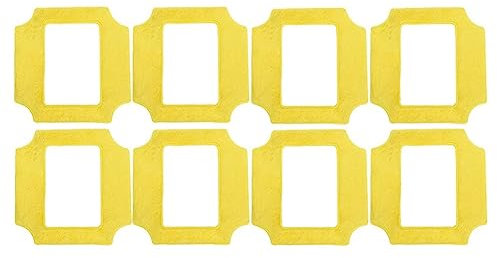 8 piezas de limpieza de ventanas robot trapeador Weeper paño universal cuadrado limpio toallitas para Purerobo W-S3 S4/3S/5 limpiador de ventanas piezas de repuesto accesorios
