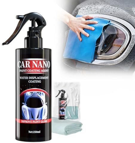 Nano Car Spray, 2024 New Nano Car Scratch Removal Spray, Auto-Schutzlack-Spray, High Protection Fast Coated Car Nano Spray, Car Coating Spray(250ml-1)