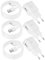 3er Pack USB Ladegerät mit Ladekabel Original USB Typ-C für Samsung Galaxy A15 A14 A13 A04S A71 A55 A54 A53 A40 A34 A33 A25 A23 M34 M14 S8 S9 S10 S20 Plus, Schnellladegerät Netzteil Handy-Kabel