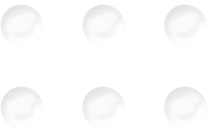 6 x Frühstücksteller 19 cm - ROSENTHAL TAC GROPIUS WEISS - 11280-800001-10219