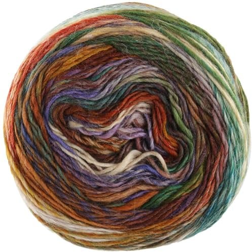 LANA GROSSA Colorissimo | Farbenfrohes Merino-Dochtgarn | Handstrickgarn aus 100% Schurwolle (Merino extrafein) | 100g Wolle zum Stricken & Häkeln | 300m Garn 207 FB 207