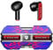 Transformers TF-T01 - Auriculares inalámbricos inalámbricos Bluetooth 5.4, auriculares con sonido de graves profundos con micrófono inteligente con cancelación de ruido, IPX5, impermeables, para