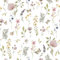 CHIDTB Bunte Blumen Wandaufkleber,Blumen Schmetterling Wandtattoo,Schlafzimmer Tapete Mädchen(44x300cm) Wildblumen Tapeten Selbstklebend,Pflanzen Wandsticker für Kinderzimmer Wohnzimmer Deko