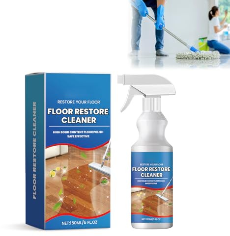 Floor Cleaner Floor Conditioner and Polish, Versatile Cleaning Spray for Floor Cleaner for Tiles and Wooden Floors, Multi-Effect Cleaning without Damaging the Floor