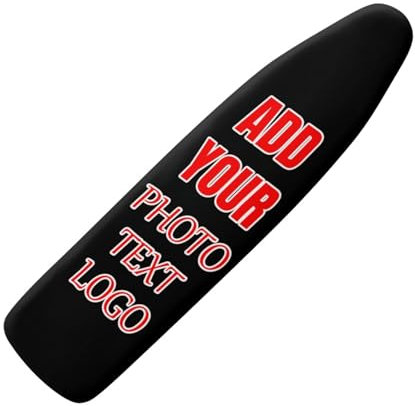 LLLGSH Personalized Ironing Board Cover, Custom Photo Ironing Board Cover, Standard Size Ironing Board Cover with Elasticized Edges, Scorch and Stain Resistant, Customized