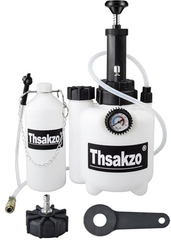 Thsakzo Brake Bleeding Kit,3L Brake Fluid Bleeder Kit,Brake Bleeder,Pressure Brake Bleeder,Clutch Bleeding Kit,Brake Pressure Bleeder,Vacuum Brake Bleeder,Pneumatic Brake Fluid & Clutch Bleeding Tool