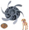 Gamelle Anti Glouton Chien, Gamelle d'alimentation Lente,Accessoires Gamelles pour Chiens,Gamelle d'alimentation Lente avec Base Antidérapante,pour ralentir l'alimentation du Chien,Gris ﻿