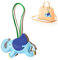 LQIOACU Leder Elefantenbaby Taschenanhänger Bag Charms Taschen Anhänger Anhänger Tasche Taschenanhänger Damen Anhänger Leder（Blau）