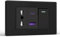 BSEED Prese Elettriche da Muro, Presa Bipasso e Interruttore 1 Gang 1 Via con 20W Carica Rapida, Presa Bivalente 10A/16A con USB A e USB C 118mm, Presa USB da Muro per Ufficio e Casa, Nero