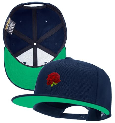 tilgomedal Cappelli Snapback per uomo donna moda papà berretti da baseball, Ny Tesa Piatta S Rosa, Large-X-Large